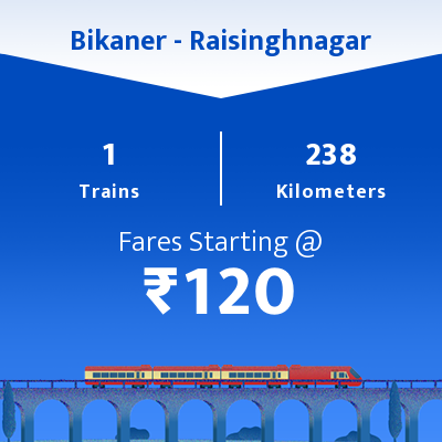 Bikaner To Raisinghnagar Trains